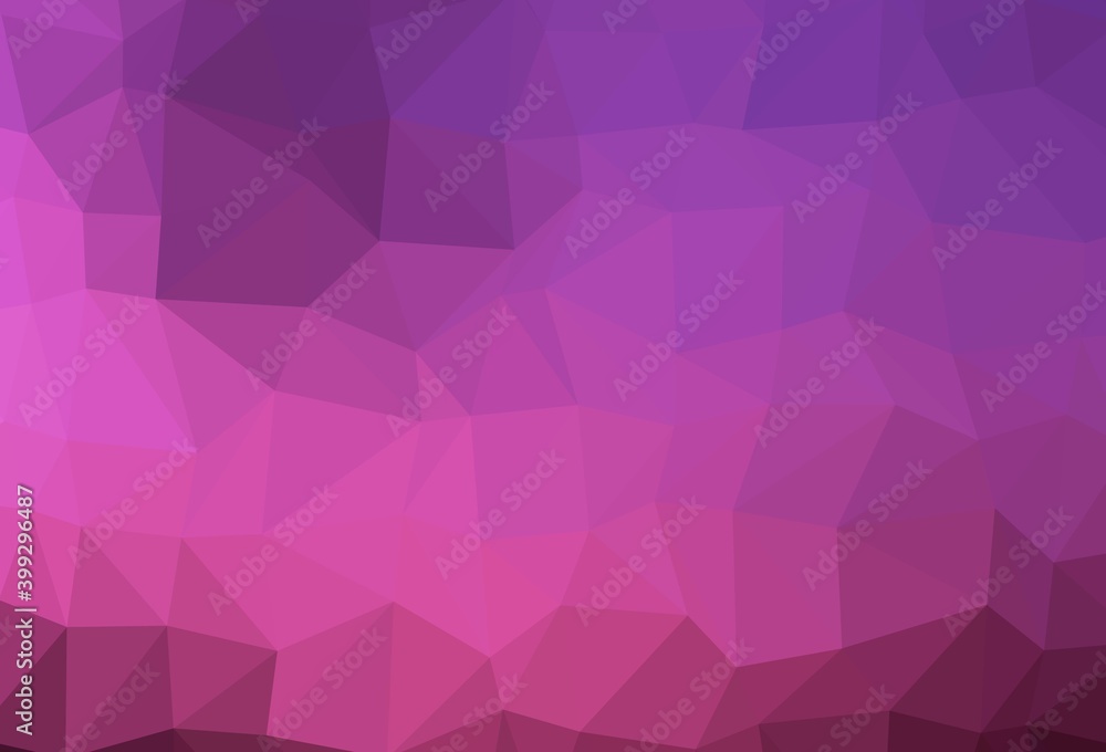 Dark Pink vector polygonal background. Dark Pink vector polygonal background.