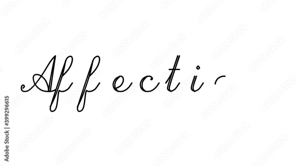 Affection Decorative Handwriting Animation in Six Cursive and Gothic Fonts Affection Decorative Handwriting Animation in Six Cursive and Gothic Fonts