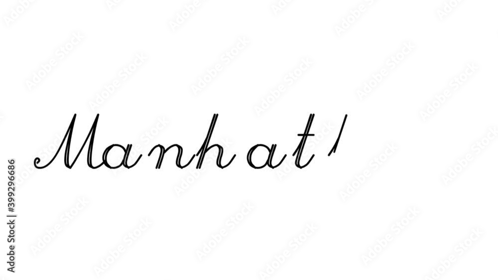 Manhattan Decorative Handwriting Animation in Six Cursive and Gothic Fonts Manhattan Decorative Handwriting Animation in Six Cursive and Gothic Fonts