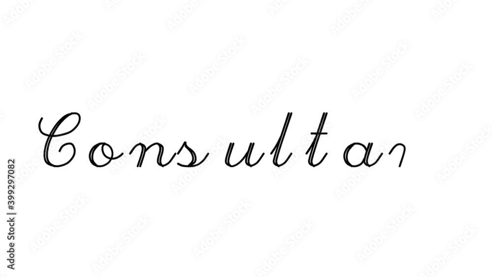 Consultant Decorative Handwriting Animation in Six Cursive and Gothic Fonts Consultant Decorative Handwriting Animation in Six Cursive and Gothic Fonts