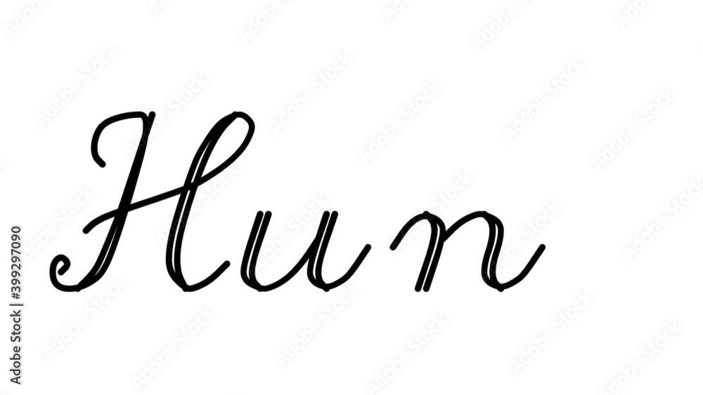 Huns Decorative Handwriting Animation in Six Cursive and Gothic Fonts Huns Decorative Handwriting Animation in Six Cursive and Gothic Fonts