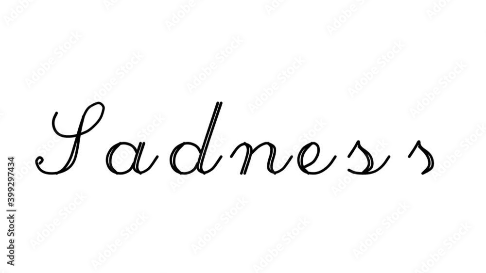 Sadness Decorative Handwriting Animation in Six Cursive and Gothic Fonts Sadness Decorative Handwriting Animation in Six Cursive and Gothic Fonts