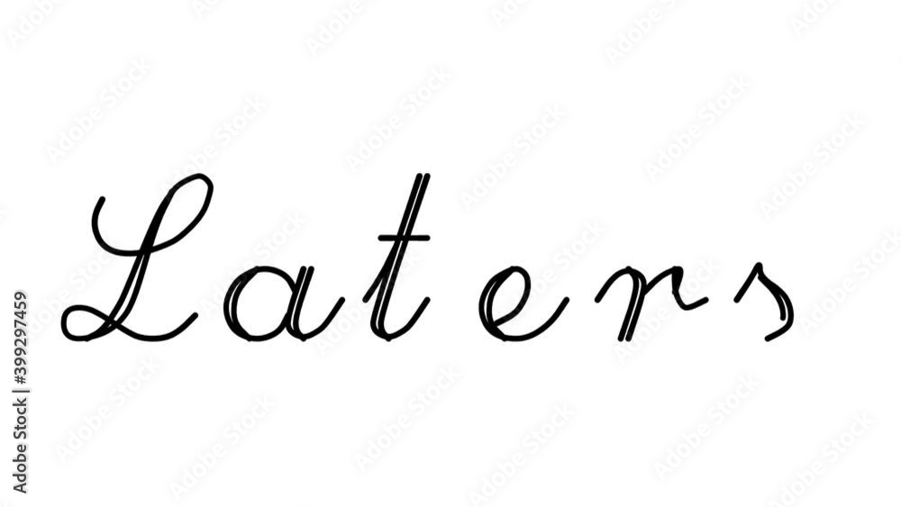 Laters Decorative Handwriting Animation in Six Cursive and Gothic Fonts Laters Decorative Handwriting Animation in Six Cursive and Gothic Fonts