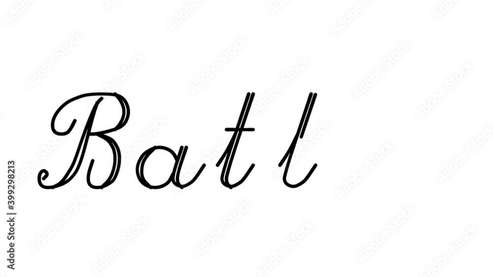 Battle Decorative Handwriting Animation in Six Cursive and Gothic Fonts Battle Decorative Handwriting Animation in Six Cursive and Gothic Fonts