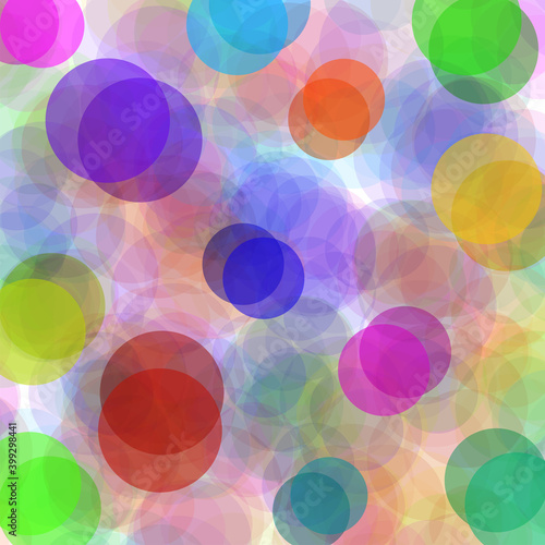 Colorful abstract background with colorful circles