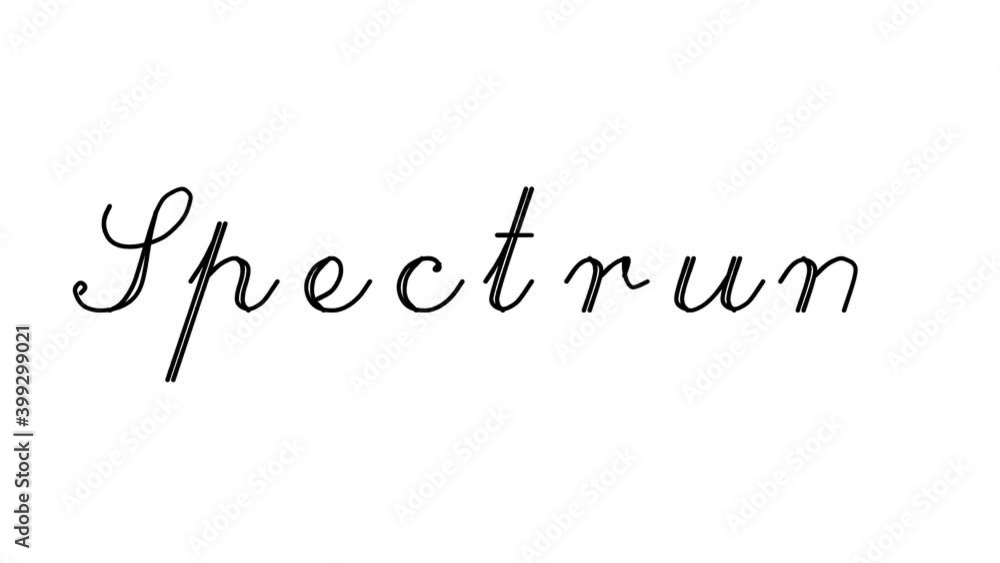 Spectrum Decorative Handwriting Animation in Six Cursive and Gothic Fonts Spectrum Decorative Handwriting Animation in Six Cursive and Gothic Fonts
