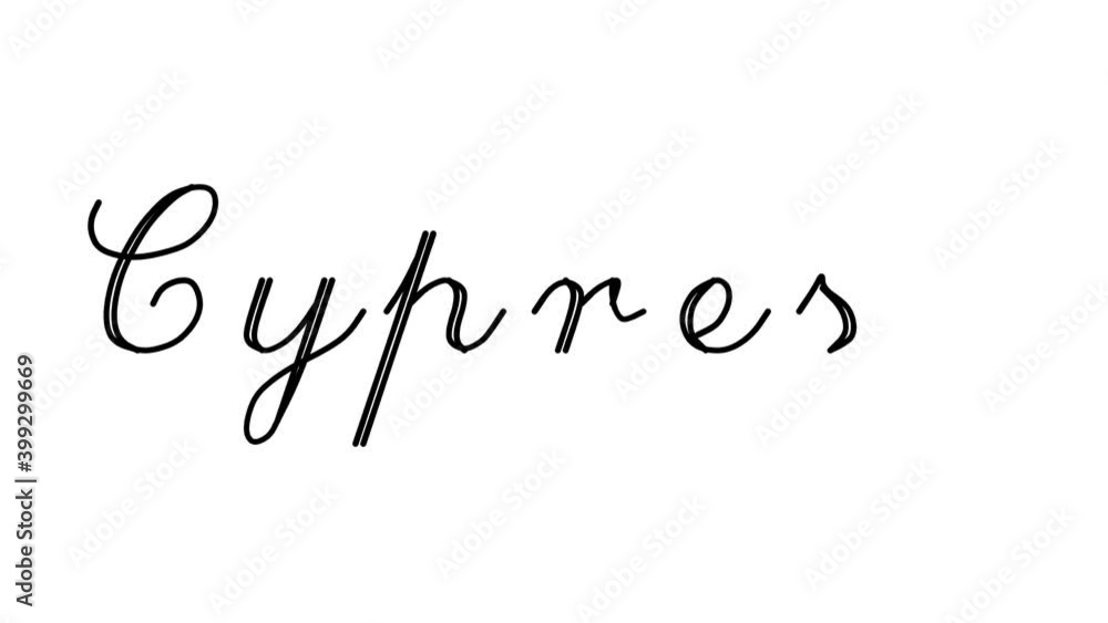 Cypress Decorative Handwriting Animation in Six Cursive and Gothic Fonts Cypress Decorative Handwriting Animation in Six Cursive and Gothic Fonts
