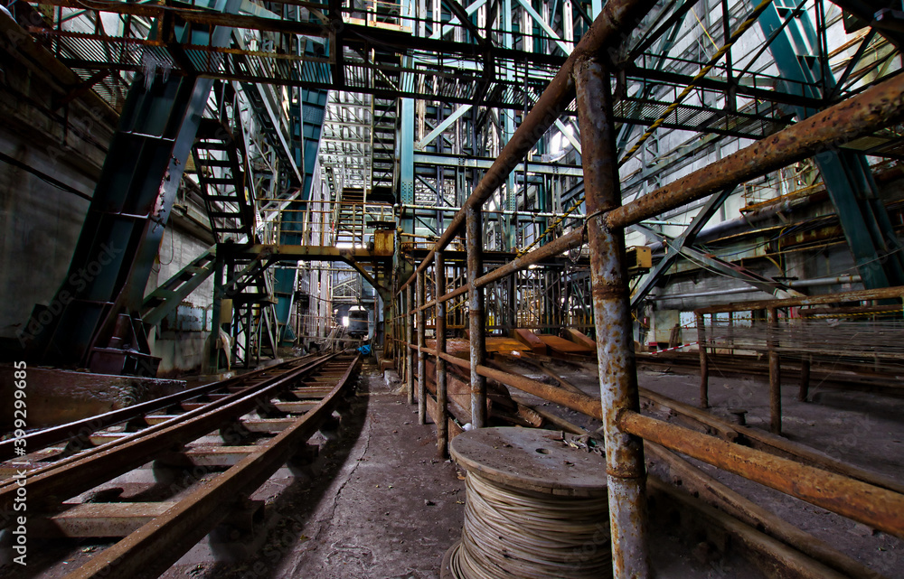 炭鉱施設　第一立坑櫓