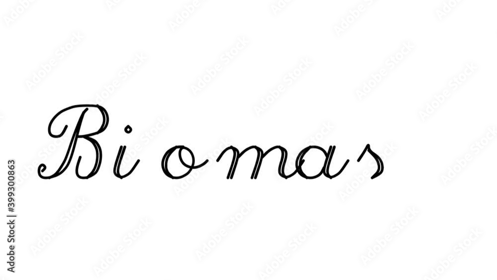 Biomass Decorative Handwriting Animation in Six Cursive and Gothic Fonts Biomass Decorative Handwriting Animation in Six Cursive and Gothic Fonts