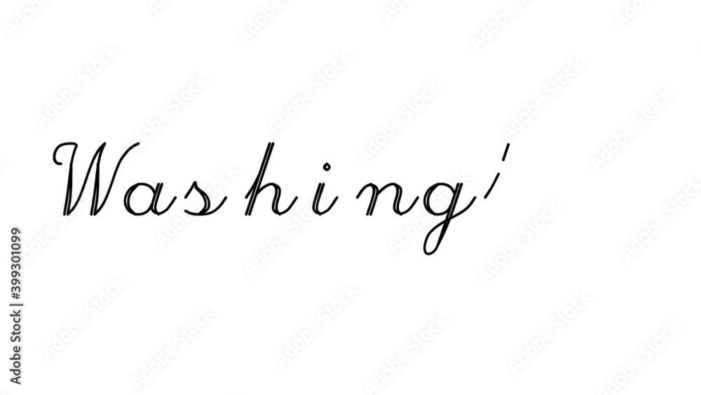 Washington Decorative Handwriting Animation in Six Cursive and Gothic Fonts Washington Decorative Handwriting Animation in Six Cursive and Gothic Fonts