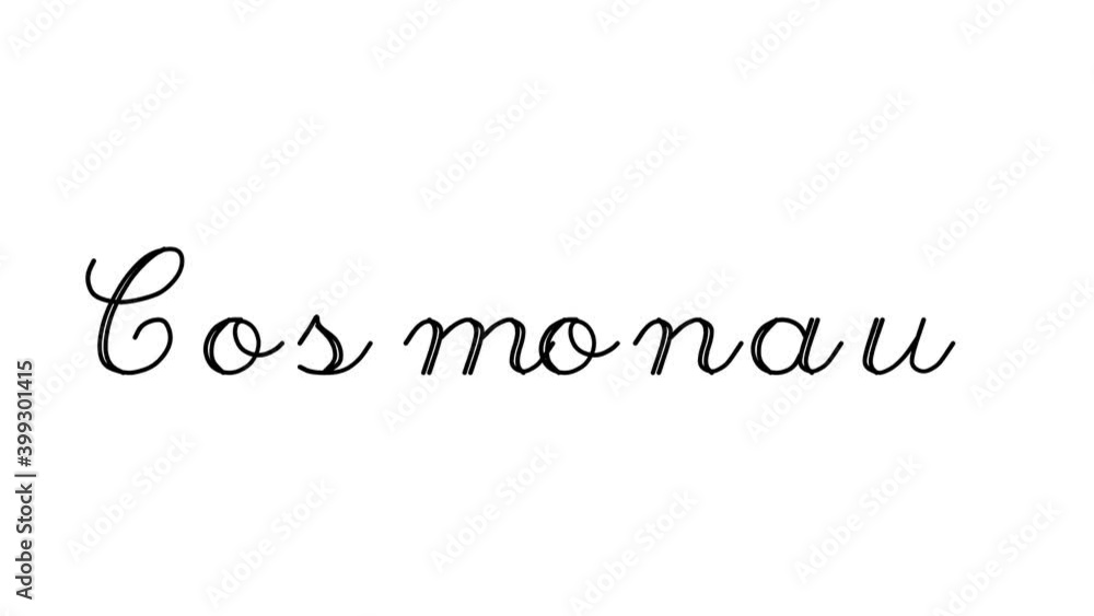 Cosmonaut Decorative Handwriting Animation in Six Cursive and Gothic Fonts Cosmonaut Decorative Handwriting Animation in Six Cursive and Gothic Fonts