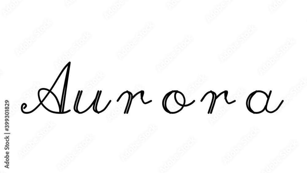 Aurora Decorative Handwriting Animation in Six Cursive and Gothic Fonts Aurora Decorative Handwriting Animation in Six Cursive and Gothic Fonts