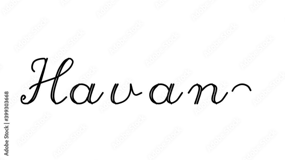 Havana Decorative Handwriting Animation in Six Cursive and Gothic Fonts Havana Decorative Handwriting Animation in Six Cursive and Gothic Fonts