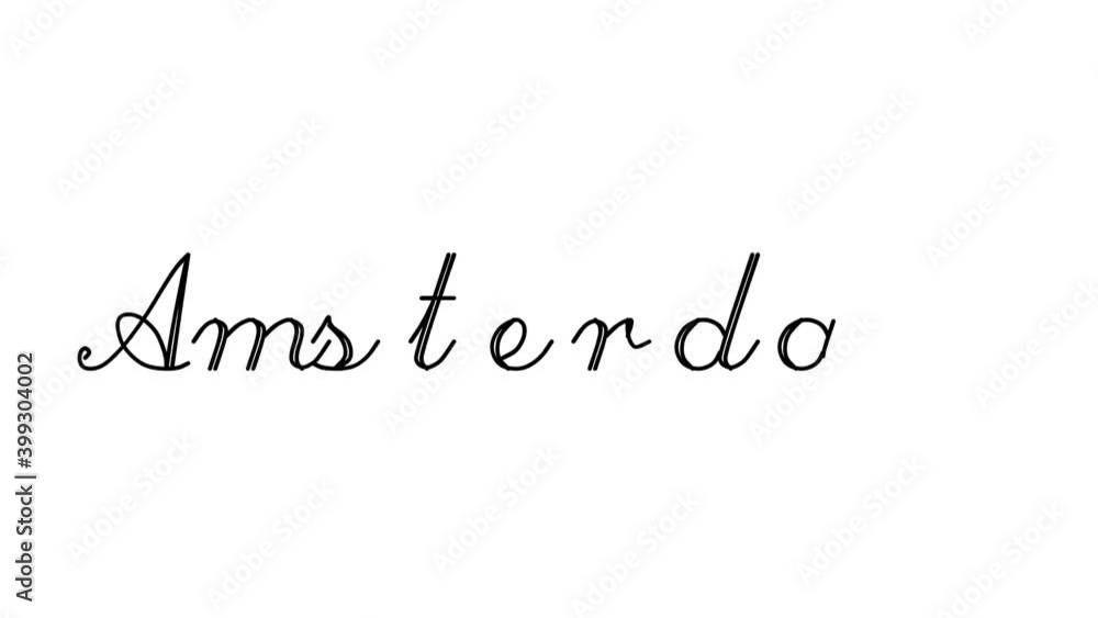 Amsterdam Decorative Handwriting Animation in Six Cursive and Gothic Fonts Amsterdam Decorative Handwriting Animation in Six Cursive and Gothic Fonts