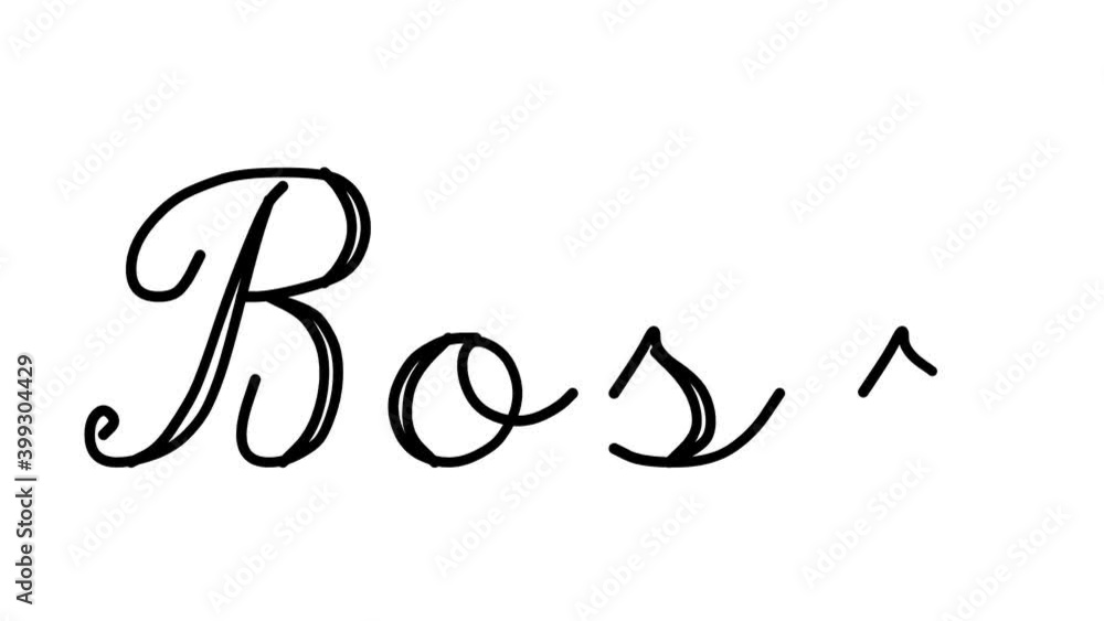 Boss Decorative Handwriting Animation in Six Cursive and Gothic Fonts Boss Decorative Handwriting Animation in Six Cursive and Gothic Fonts