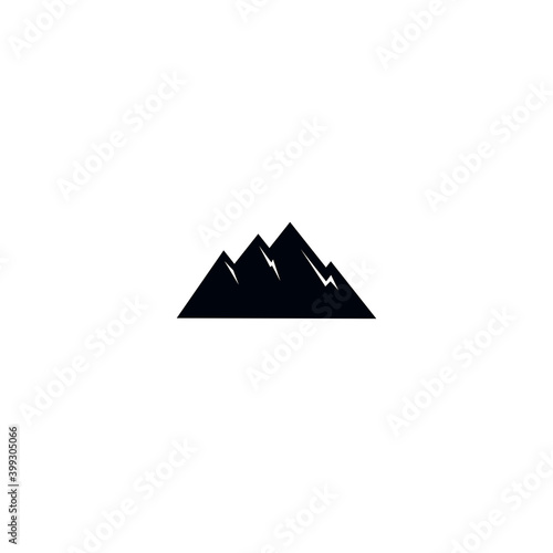 Design Mountains sign  symbol  logo  art isolated on white