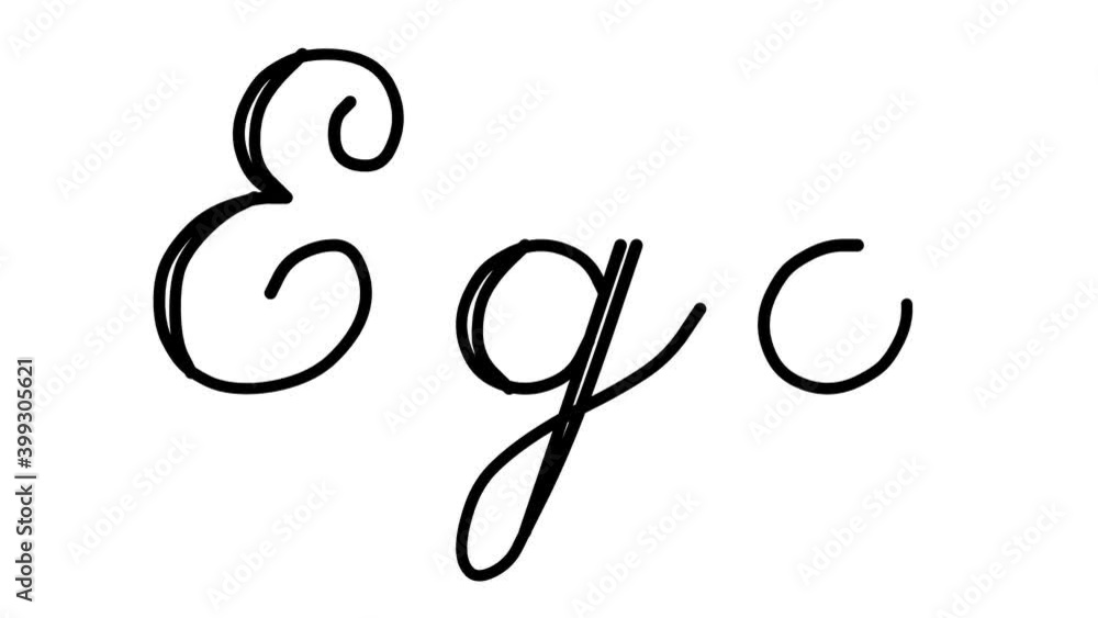 Ego Decorative Handwriting Animation in Six Cursive and Gothic Fonts Ego Decorative Handwriting Animation in Six Cursive and Gothic Fonts