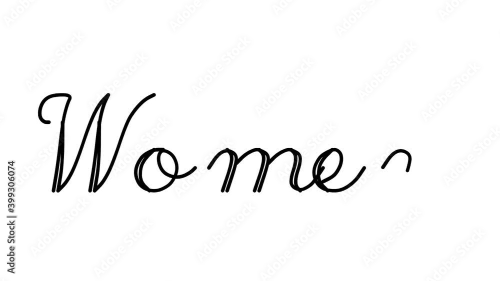 Women Decorative Handwriting Animation in Six Cursive and Gothic Fonts Women Decorative Handwriting Animation in Six Cursive and Gothic Fonts