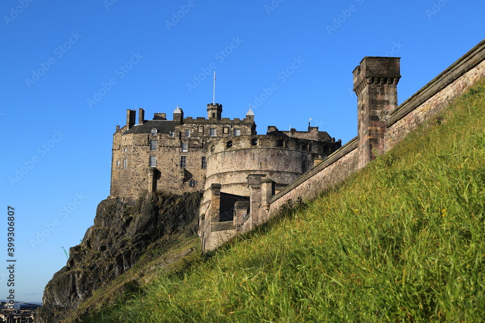 View of Edinburgh Castle, Scotland View of Edinburgh Castle, Scotland