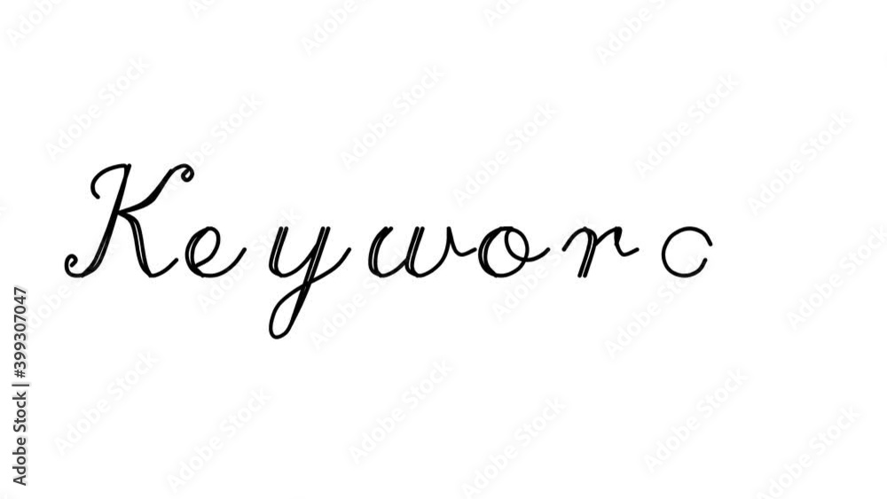Keywords Decorative Handwriting Animation in Six Cursive and Gothic Fonts Keywords Decorative Handwriting Animation in Six Cursive and Gothic Fonts