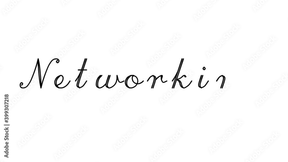 Networking Decorative Handwriting Animation in Six Cursive and Gothic Fonts Networking Decorative Handwriting Animation in Six Cursive and Gothic Fonts