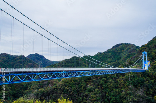 茨城県常陸太田市の竜神大吊橋