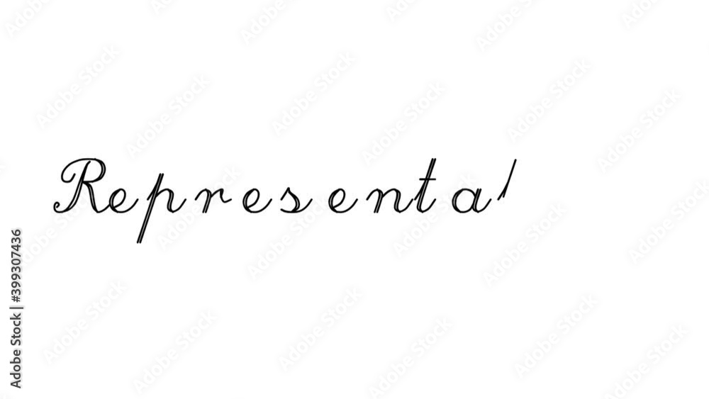Representation Decorative Handwriting Animation in Six Cursive and Gothic Fonts Representation Decorative Handwriting Animation in Six Cursive and Gothic Fonts