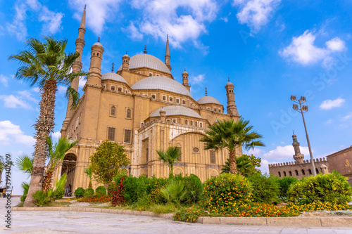The impressive Alabaster Mosque in the city of Cairo, in the Egyptian capital. Africa
