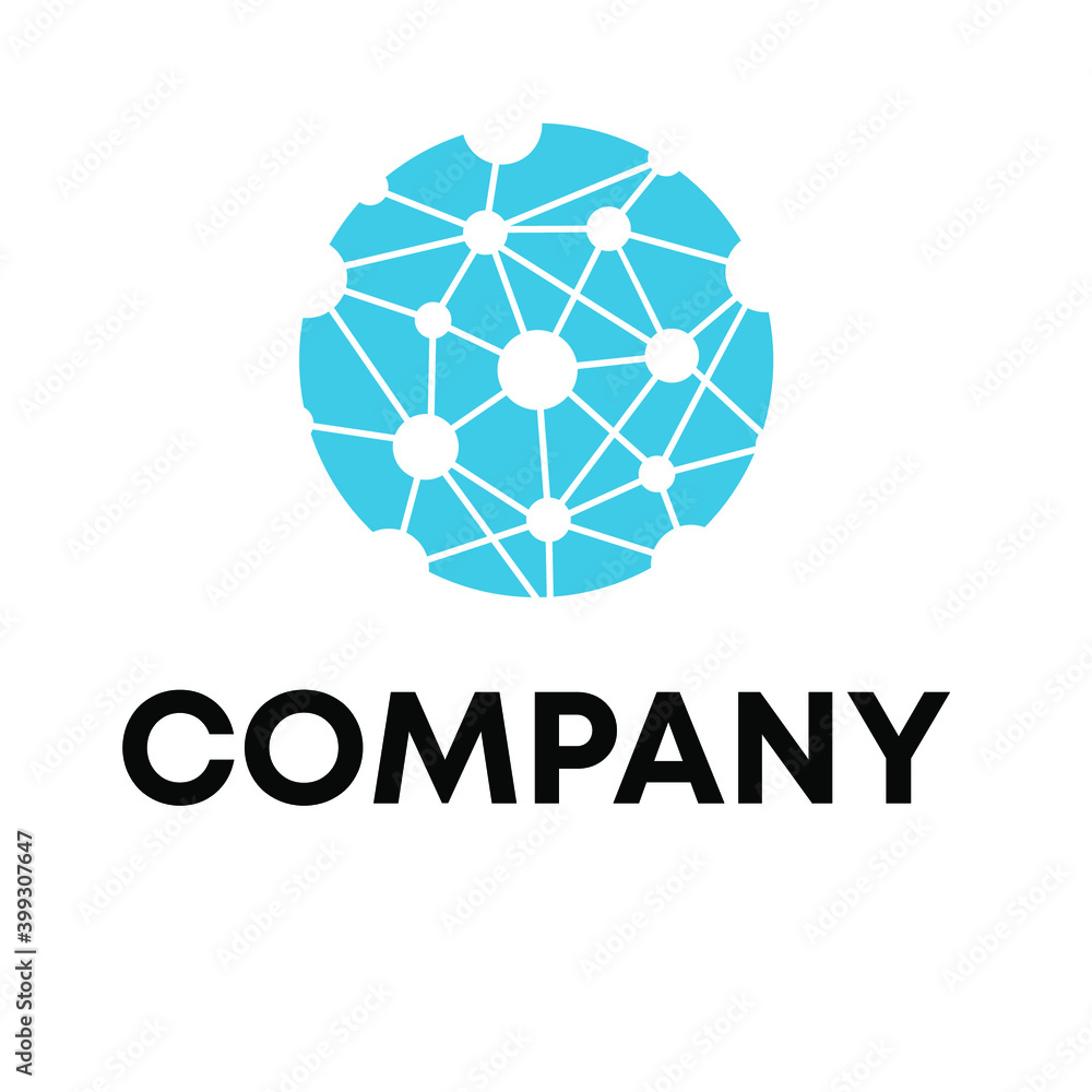 Fototapeta premium circuit board logo