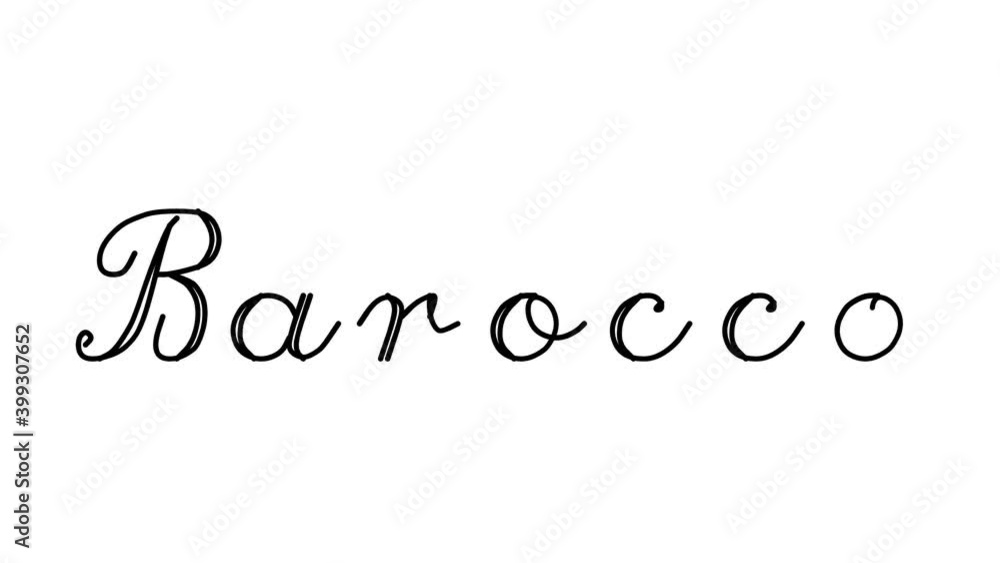 Barocco Decorative Handwriting Animation in Six Cursive and Gothic Fonts Barocco Decorative Handwriting Animation in Six Cursive and Gothic Fonts
