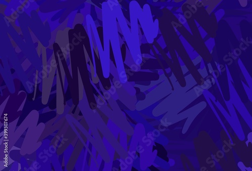 Dark Purple vector template with repeated sticks.