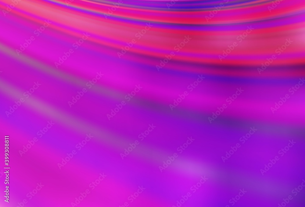 Fototapeta premium Light Pink vector abstract blurred background.