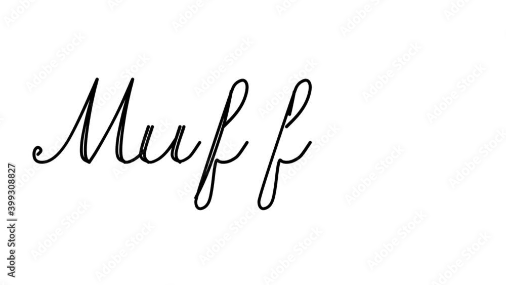 Muffin Decorative Handwriting Animation in Six Cursive and Gothic Fonts Muffin Decorative Handwriting Animation in Six Cursive and Gothic Fonts