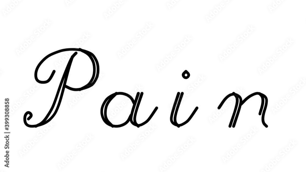 Pain Decorative Handwriting Animation in Six Cursive and Gothic Fonts Pain Decorative Handwriting Animation in Six Cursive and Gothic Fonts