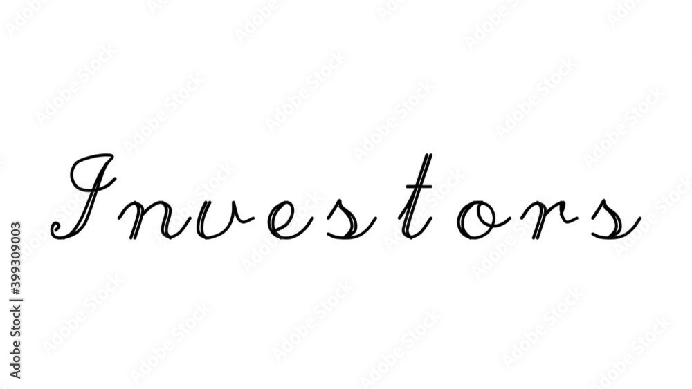Investors Decorative Handwriting Animation in Six Cursive and Gothic Fonts Investors Decorative Handwriting Animation in Six Cursive and Gothic Fonts