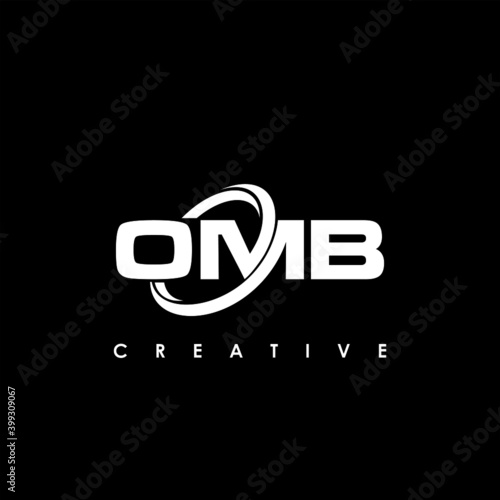OMB Letter Initial Logo Design Template Vector Illustration