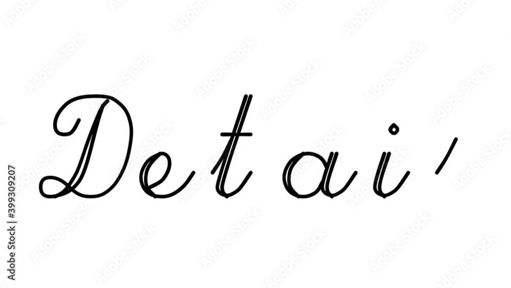 Detail Decorative Handwriting Animation in Six Cursive and Gothic Fonts Detail Decorative Handwriting Animation in Six Cursive and Gothic Fonts
