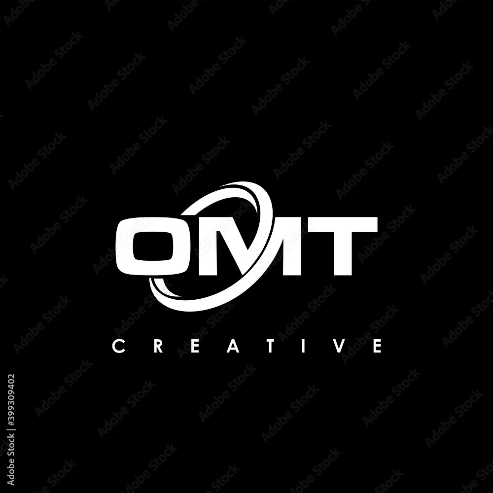 Obraz premium OMT Letter Initial Logo Design Template Vector Illustration