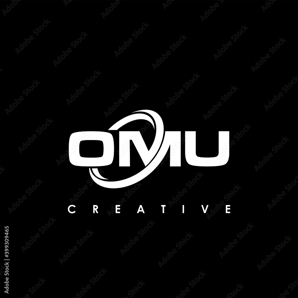 OMU Letter Initial Logo Design Template Vector Illustration OMU Letter Initial Logo Design Template Vector Illustration