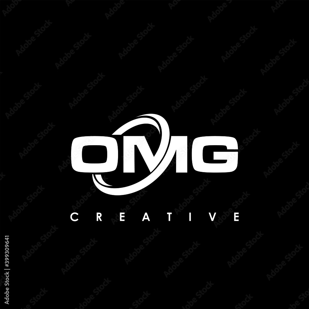 OMG Letter Initial Logo Design Template Vector Illustration OMG Letter Initial Logo Design Template Vector Illustration