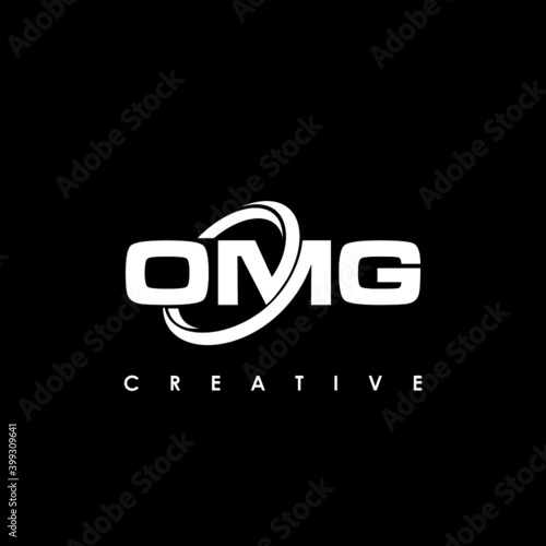OMG Letter Initial Logo Design Template Vector Illustration