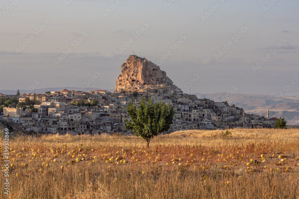Ortahisar castle in Cappadoccia near Goereme Ortahisar castle in Cappadoccia near Goereme
