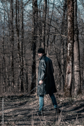 Wallpaper Mural City samurai. The character Torontodigital.ca