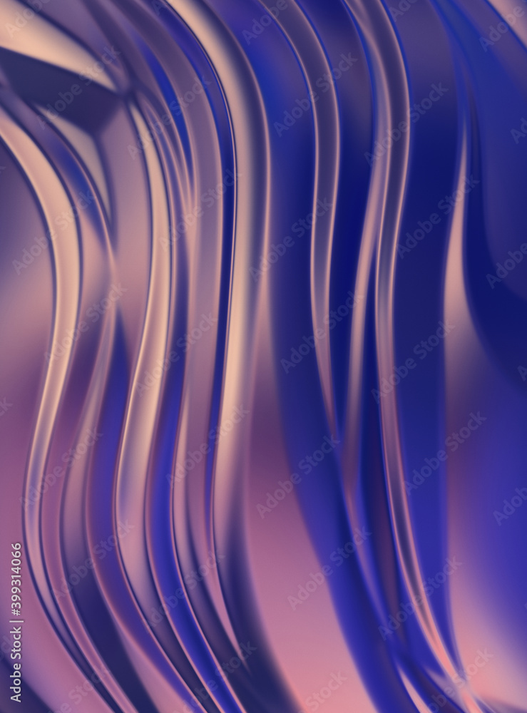 Obraz premium Abstract background. Colorful wavy design wallpaper. Graphic illustration.