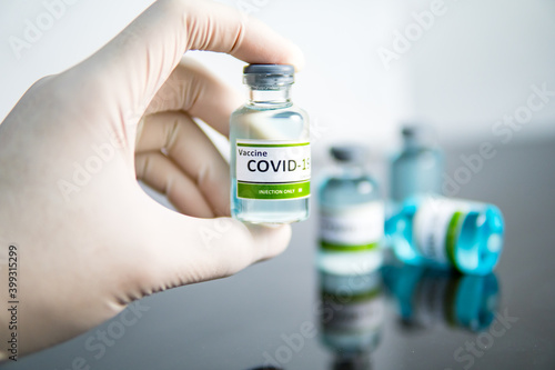 Doctor handling vaccine coronavirus or covid-19, medical, antibody vaccine, Antiviral vaccine