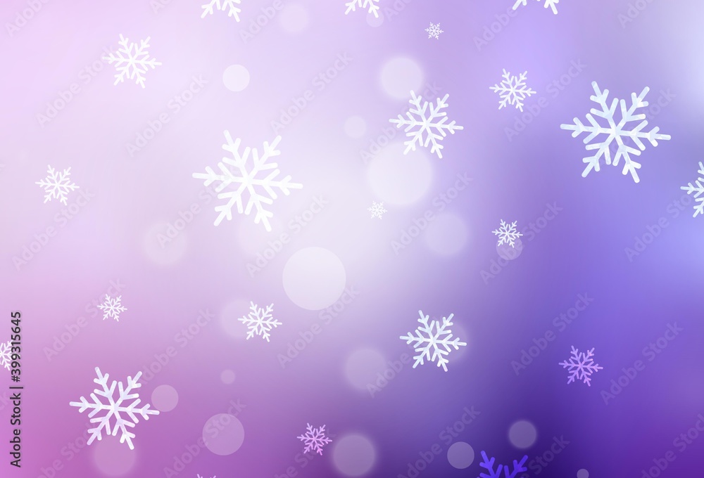Light Purple, Pink vector layout in New Year style. Light Purple, Pink vector layout in New Year style.