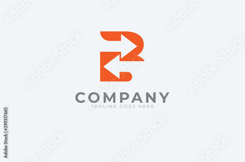 Free Download Initial B Logo. letter B with arrow inside, Usable for Business and logistic Logos, Flat Vector Logo Design Template, vector illustration - GFXLoad