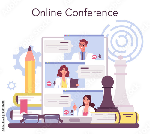 Logician online service or platform. Scientist systematicly