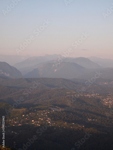 sunrise over the mountains