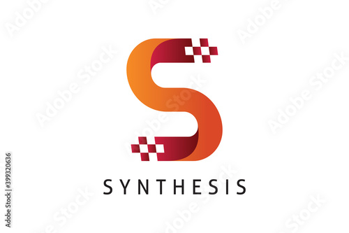 S letter logo  